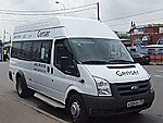 Бесплатный автобус Genser в пункт аренды автомобилей АрендаАвто-жлр на Новорязанском шоссе
